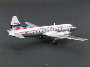 1:400 Aero Classics Die-Cast Continental Airlines Convair CV-440 Airliner