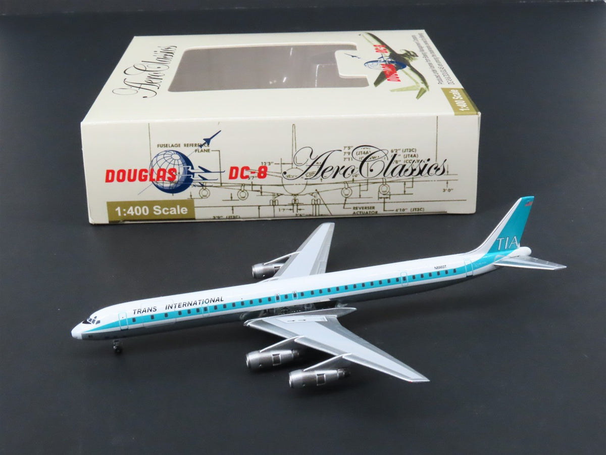 1:400 Aero Classics DieCast Trans International McDonnell Douglas DC861 Airliner