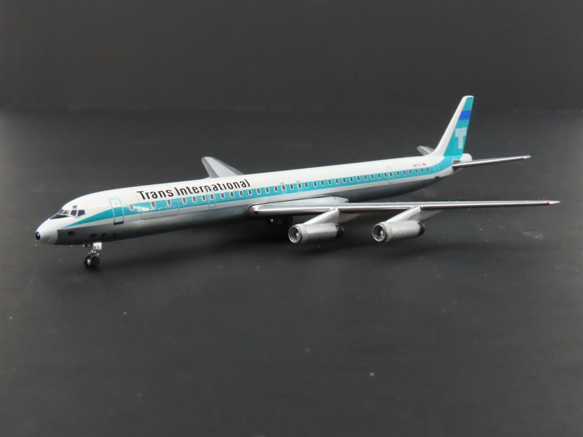 1:400 Aero Classics DieCast Trans International McDonnell Douglas DC861 Airliner