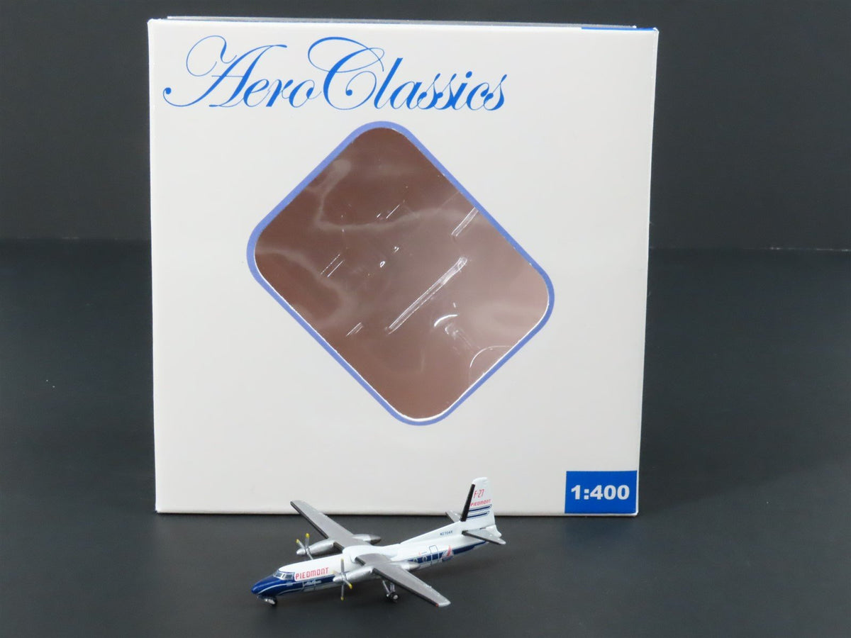 1:400 Aero Classics Die-Cast Piedmont Fokker F-27 Airliner