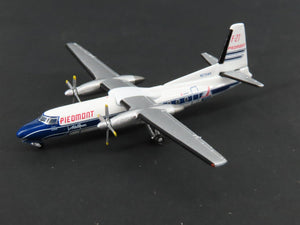 1:400 Aero Classics Die-Cast Piedmont Fokker F-27 Airliner