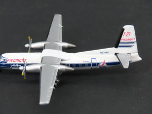 1:400 Aero Classics Die-Cast Piedmont Fokker F-27 Airliner