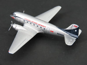 1:400 Aero Classics Die-Cast Trans Texas Air Douglas DC-3 Airliner