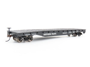 HO Scale Bachmann Silver Series 17333 NP Northern Pacific Flat Car #63847