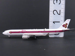 1:400 Dragon Wings 55026 Thai Airbus A330-300 Airliner w/Stand