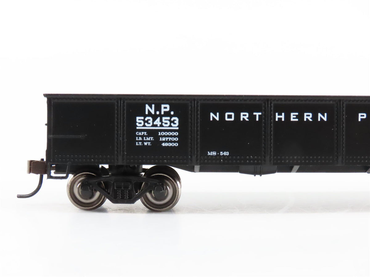 HO Scale Bachmann Silver Series 17229 NP Northern Pacific 40&#39; Gondola #53453