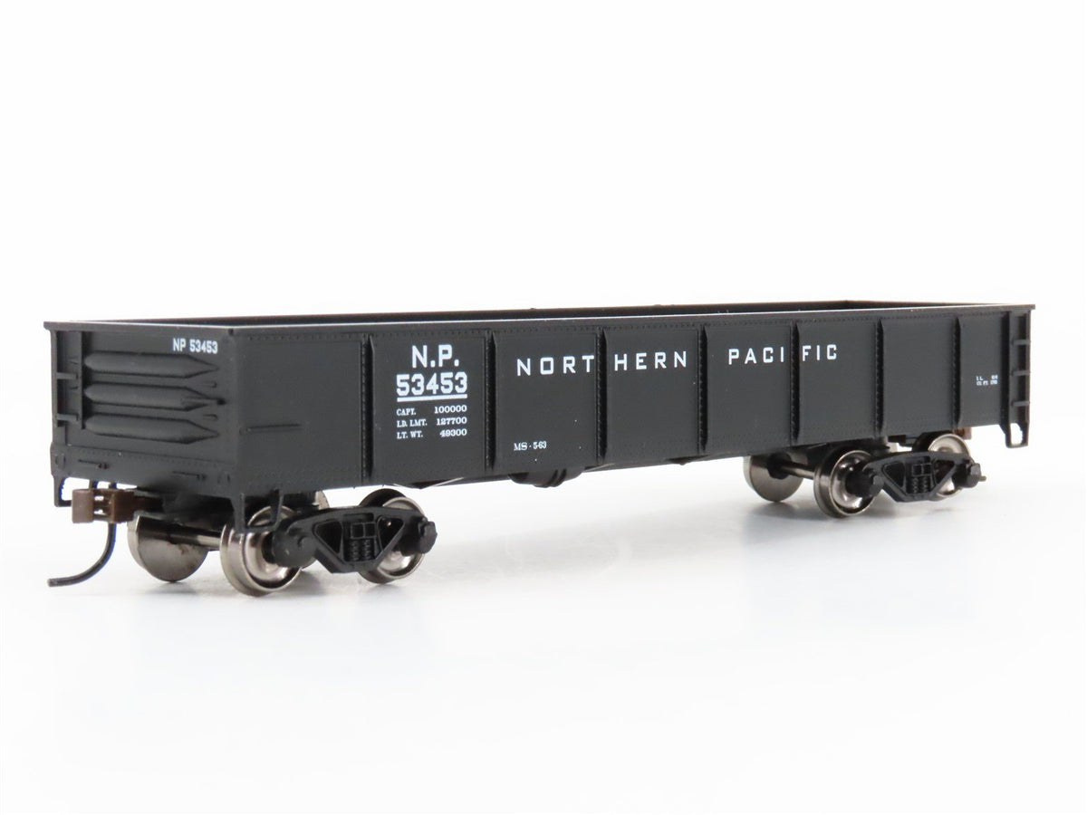 HO Scale Bachmann Silver Series 17229 NP Northern Pacific 40&#39; Gondola #53453