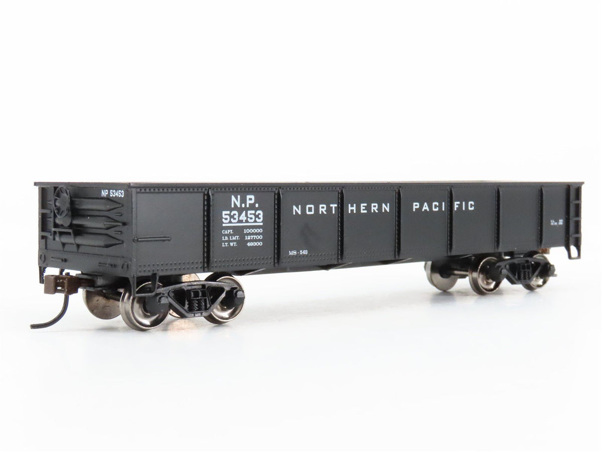 HO Scale Bachmann Silver Series 17229 NP Northern Pacific 40&#39; Gondola #53453