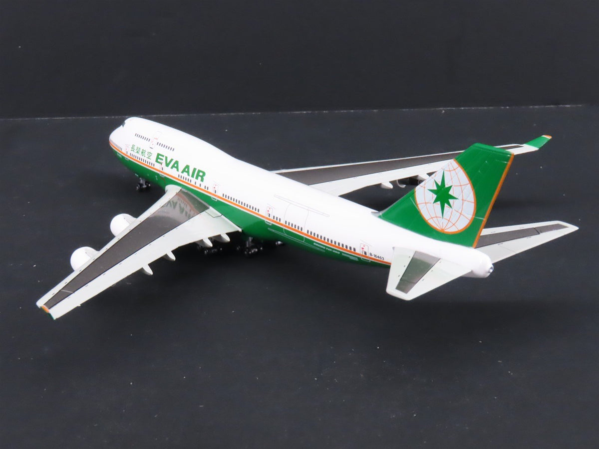 1:400 Dragon Wings JXM147 &quot;Jet-X&quot; Eva Air Boeing B747-400 Airliner w/Stand