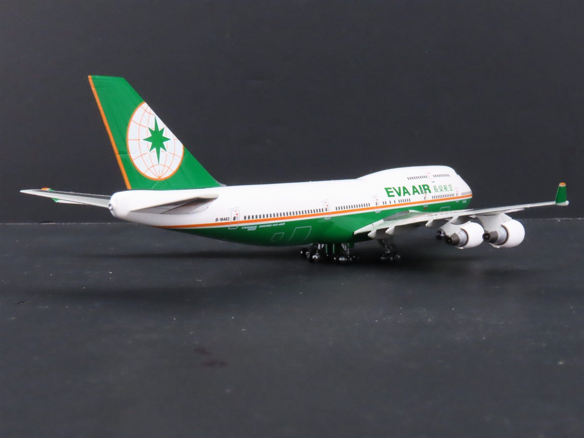 1:400 Dragon Wings JXM147 &quot;Jet-X&quot; Eva Air Boeing B747-400 Airliner w/Stand