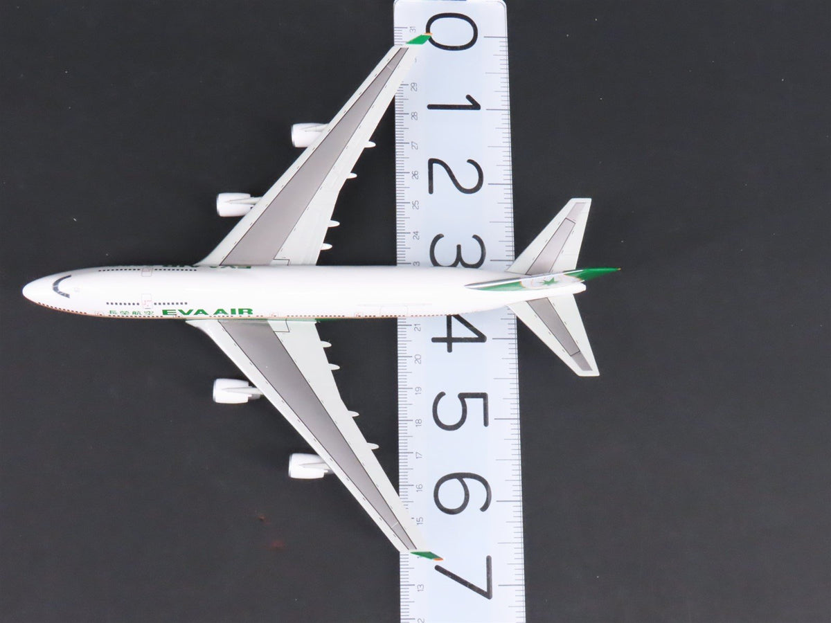 1:400 Dragon Wings JXM147 &quot;Jet-X&quot; Eva Air Boeing B747-400 Airliner w/Stand