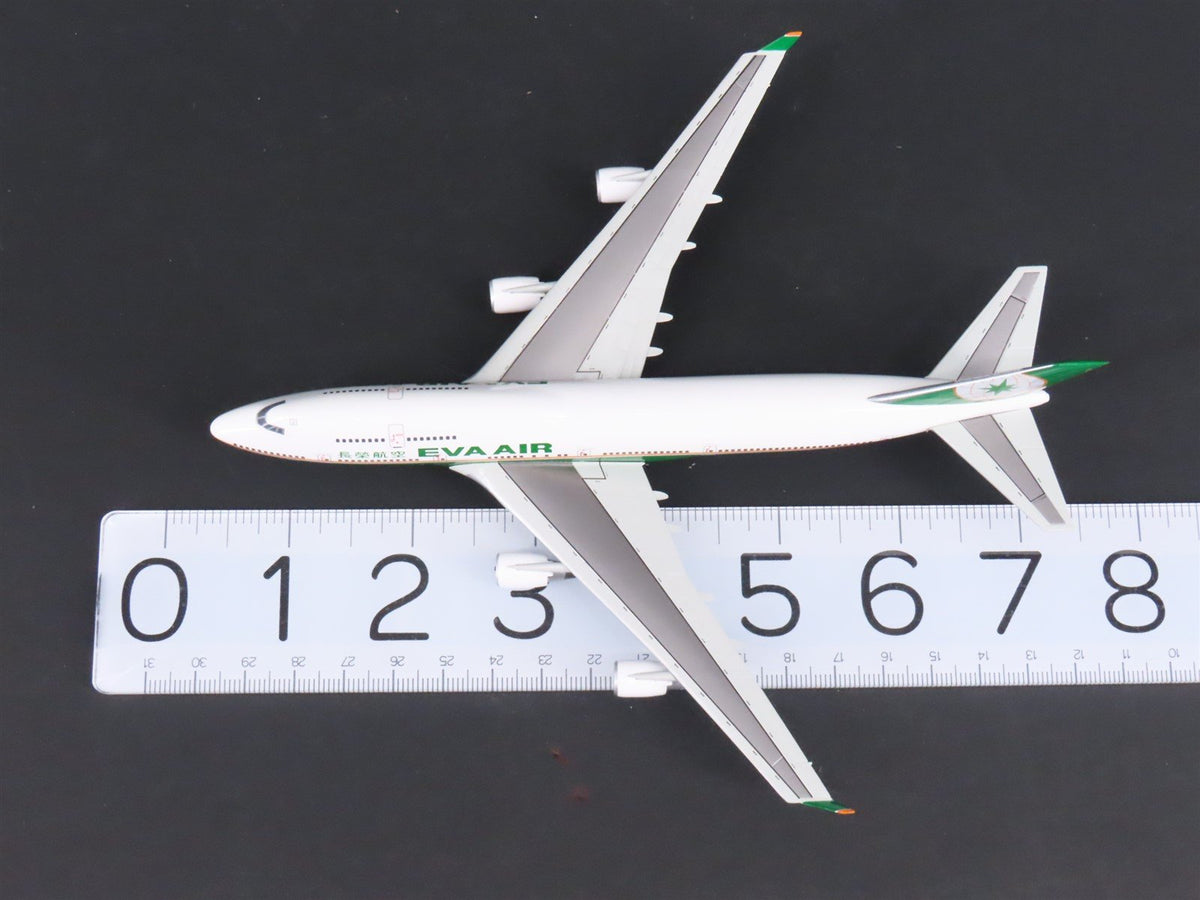 1:400 Dragon Wings JX064 &quot;Jet-X&quot; Eva Air Boeing B747-400 Airliner w/Stand