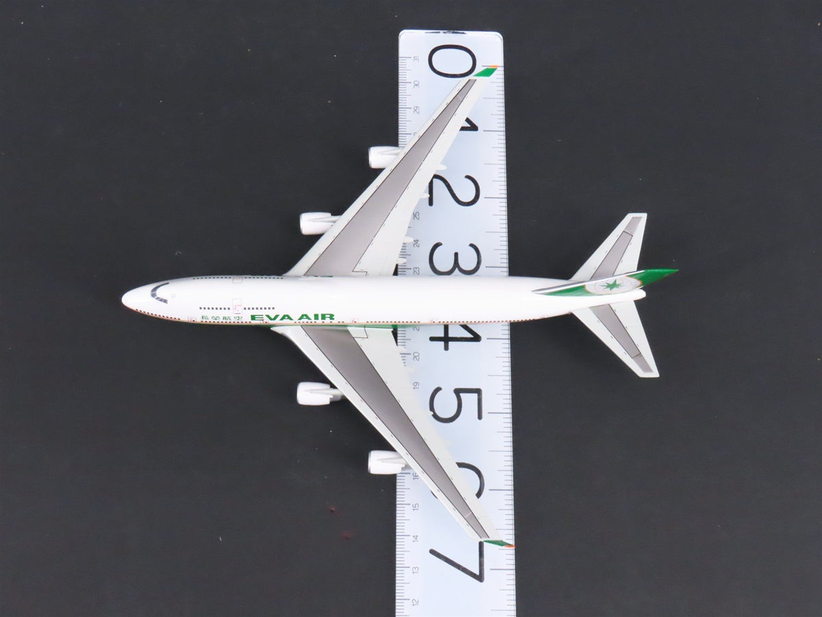 1:400 Dragon Wings JX064 &quot;Jet-X&quot; Eva Air Boeing B747-400 Airliner w/Stand