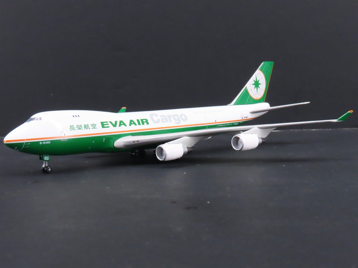 1:400 Dragon Wings JX065 &quot;Jet-X&quot; Eva Air Boeing B747-400 Airliner w/Stand