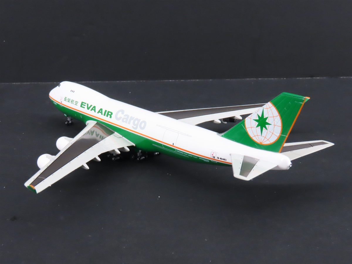 1:400 Dragon Wings JX065 &quot;Jet-X&quot; Eva Air Boeing B747-400 Airliner w/Stand