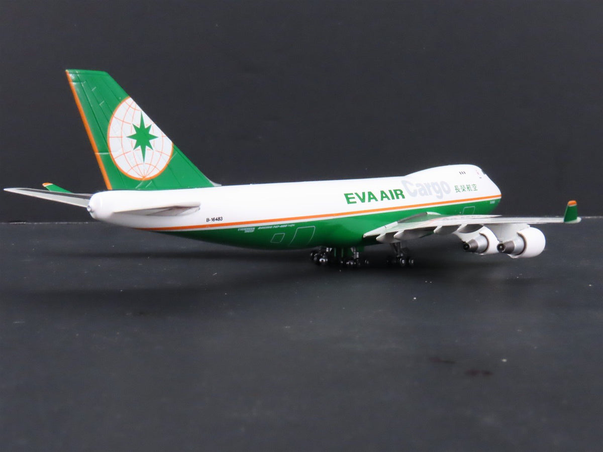 1:400 Dragon Wings JX065 &quot;Jet-X&quot; Eva Air Boeing B747-400 Airliner w/Stand