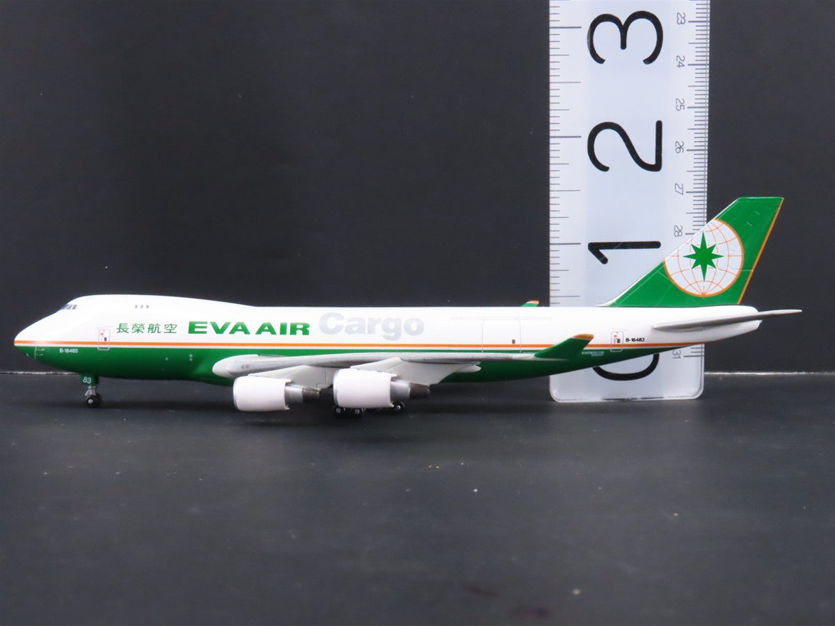 1:400 Dragon Wings JX065 &quot;Jet-X&quot; Eva Air Boeing B747-400 Airliner w/Stand