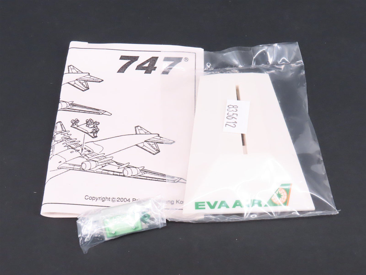 1:400 Dragon Wings JX065 &quot;Jet-X&quot; Eva Air Boeing B747-400 Airliner w/Stand