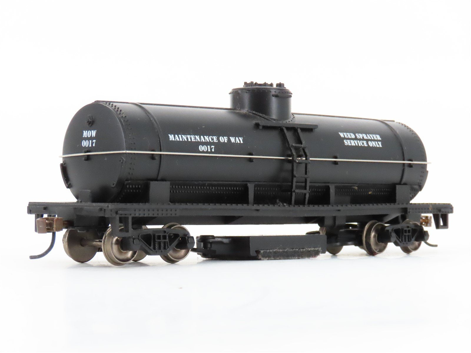 HO Bachmann Silver Series 16301 Weed Spraying Service Track Cleaning Tank Car