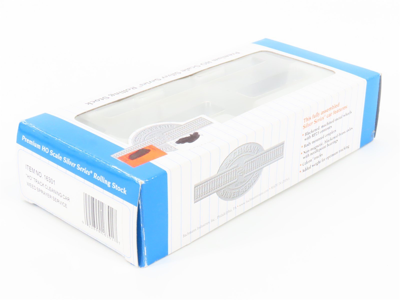 HO Bachmann Silver Series 16301 Weed Spraying Service Track Cleaning Tank Car