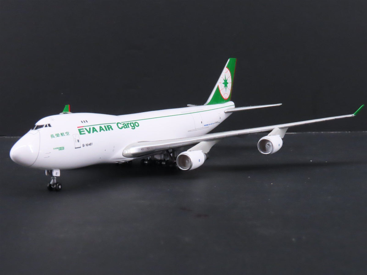 1:400 Dragon Wings JX048 &quot;Jet-X&quot; Eva Air Boeing B747-400 Airliner w/Stand