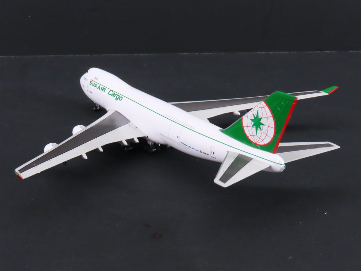 1:400 Dragon Wings JX048 &quot;Jet-X&quot; Eva Air Boeing B747-400 Airliner w/Stand