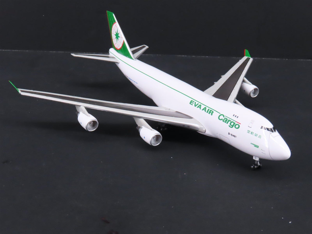 1:400 Dragon Wings JX048 &quot;Jet-X&quot; Eva Air Boeing B747-400 Airliner w/Stand