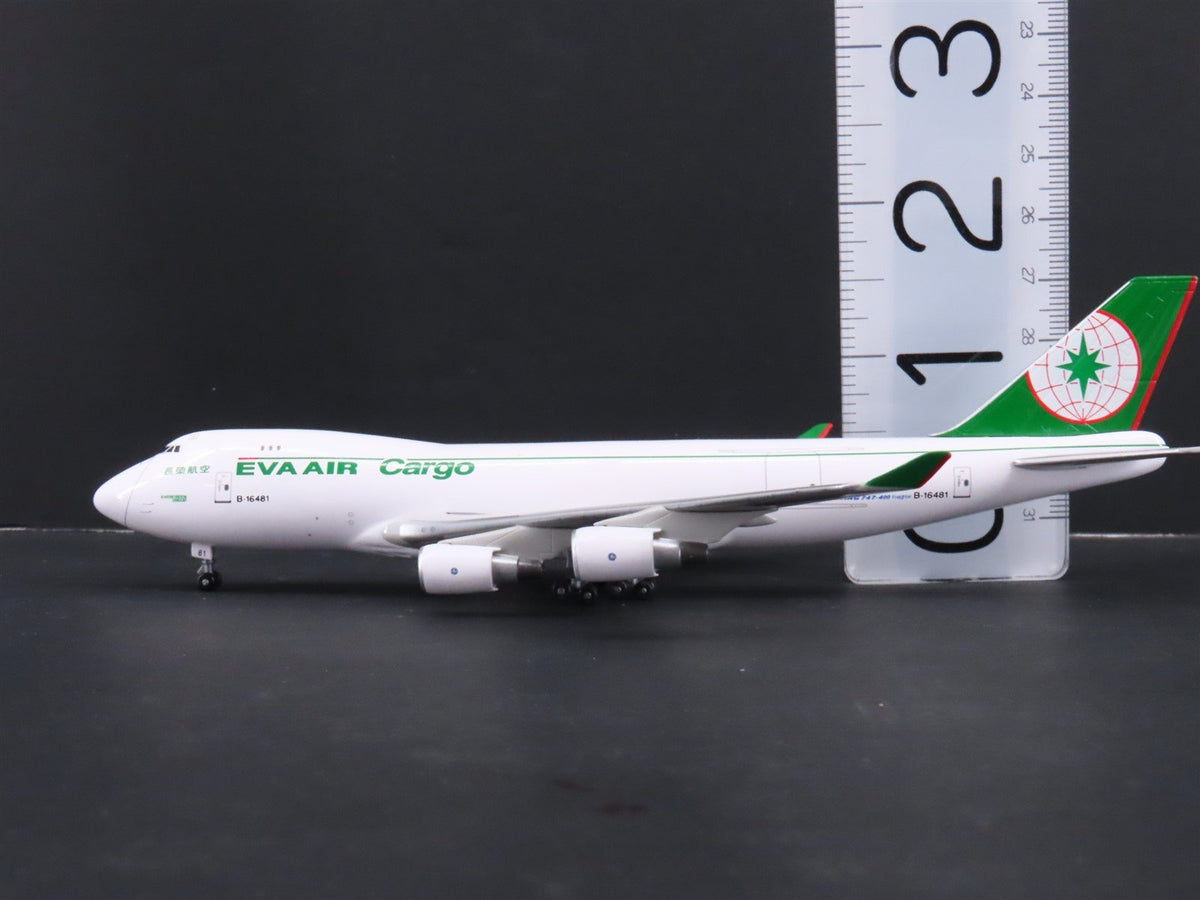 1:400 Dragon Wings JX048 &quot;Jet-X&quot; Eva Air Boeing B747-400 Airliner w/Stand