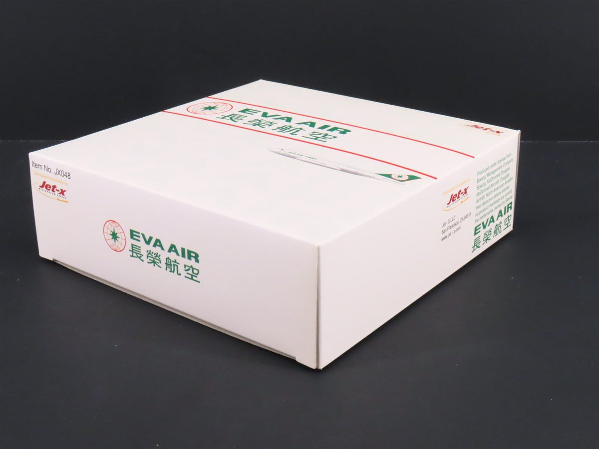 1:400 Dragon Wings JX048 &quot;Jet-X&quot; Eva Air Boeing B747-400 Airliner w/Stand