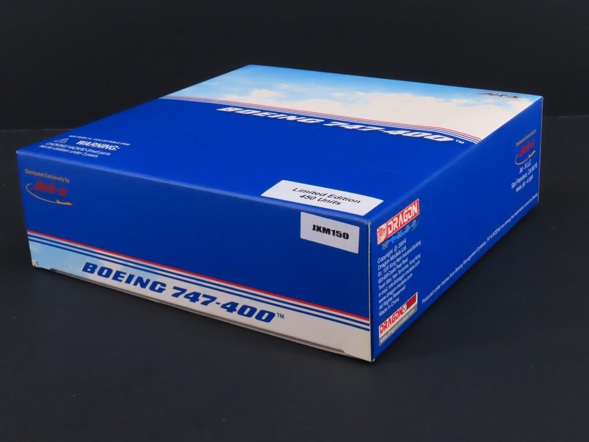 1:400 Dragon Wings JX150 &quot;Jet-X&quot; Boeing Freighter B747-400 Airliner w/Stand