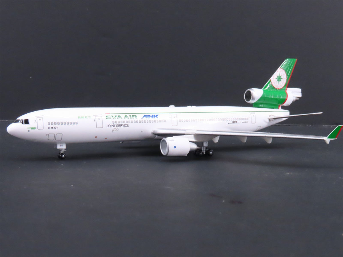 1:400 Dragon Wings JXM115 &quot;Jet-X&quot; Eva Air McDonnell Douglas MD11 Airliner wStand