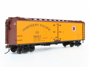 HO Scale Red Caboose RR-34431-11 NP Northern Pacific Wooden Ice Reefer #90674