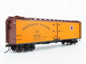 HO Scale Red Caboose RR-34431-12 NP Northern Pacific Wooden Ice Reefer #90722