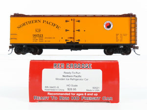 HO Scale Red Caboose RR-34431-9 NP Northern Pacific Wooden Ice Reefer #90521