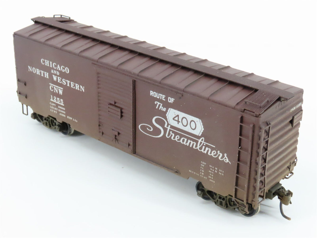 HO InterMountain 45402-02 CNW Overland Route 40&#39; Boxcar #1255 - Custom Weathered