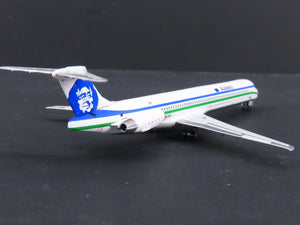 1:400 Dragon Wings JX081 Alaska Airlines McDonnell Douglas MD-82 Airliner wStand