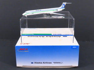 1:400 Dragon Wings JXM141 Alaska Airlines McDonnell Douglas MD83 Airliner wStand