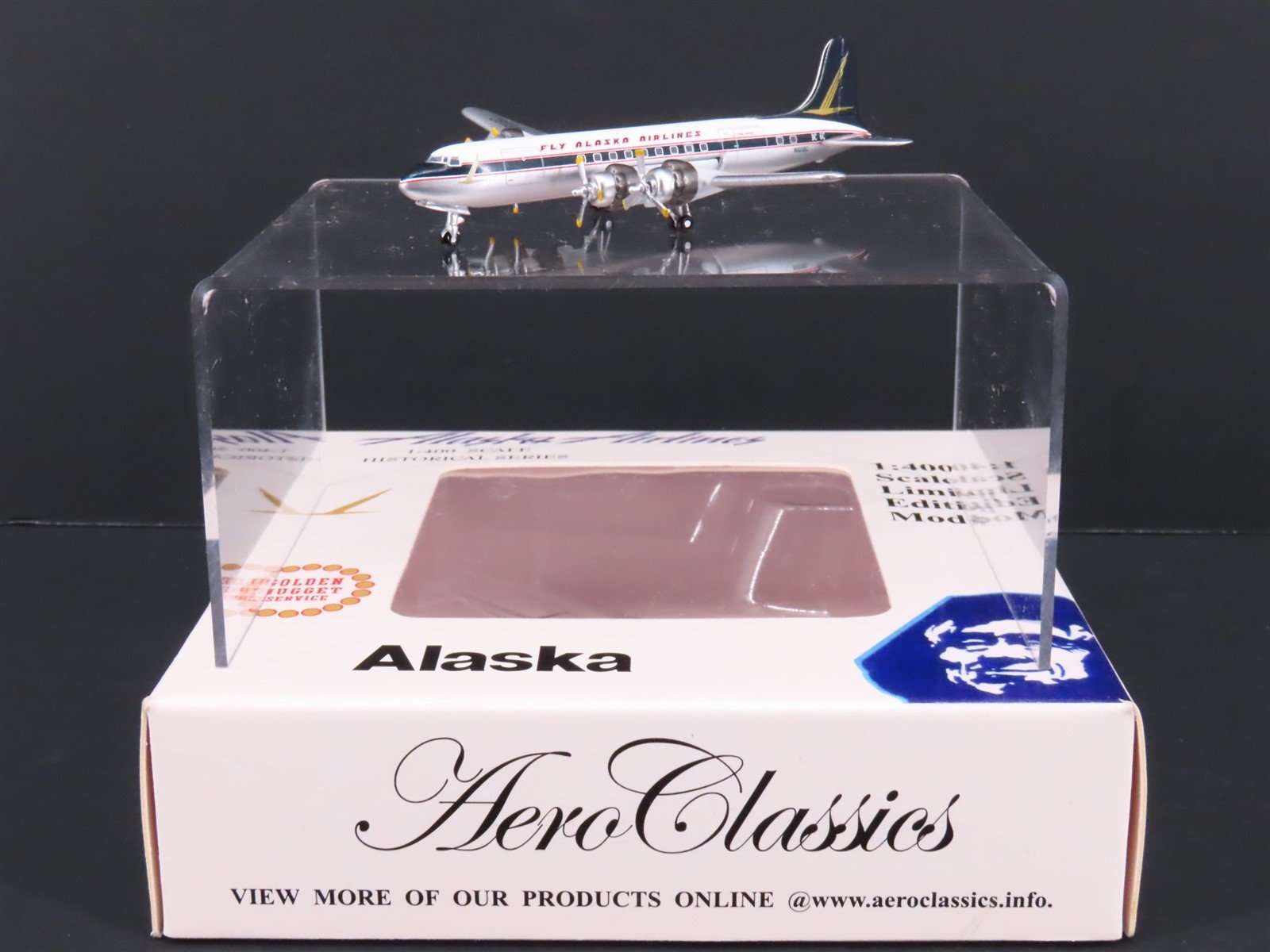 1:400 Aero Classics Alaska Airlines McDonnell Douglas DC-9 Airliner N6118C