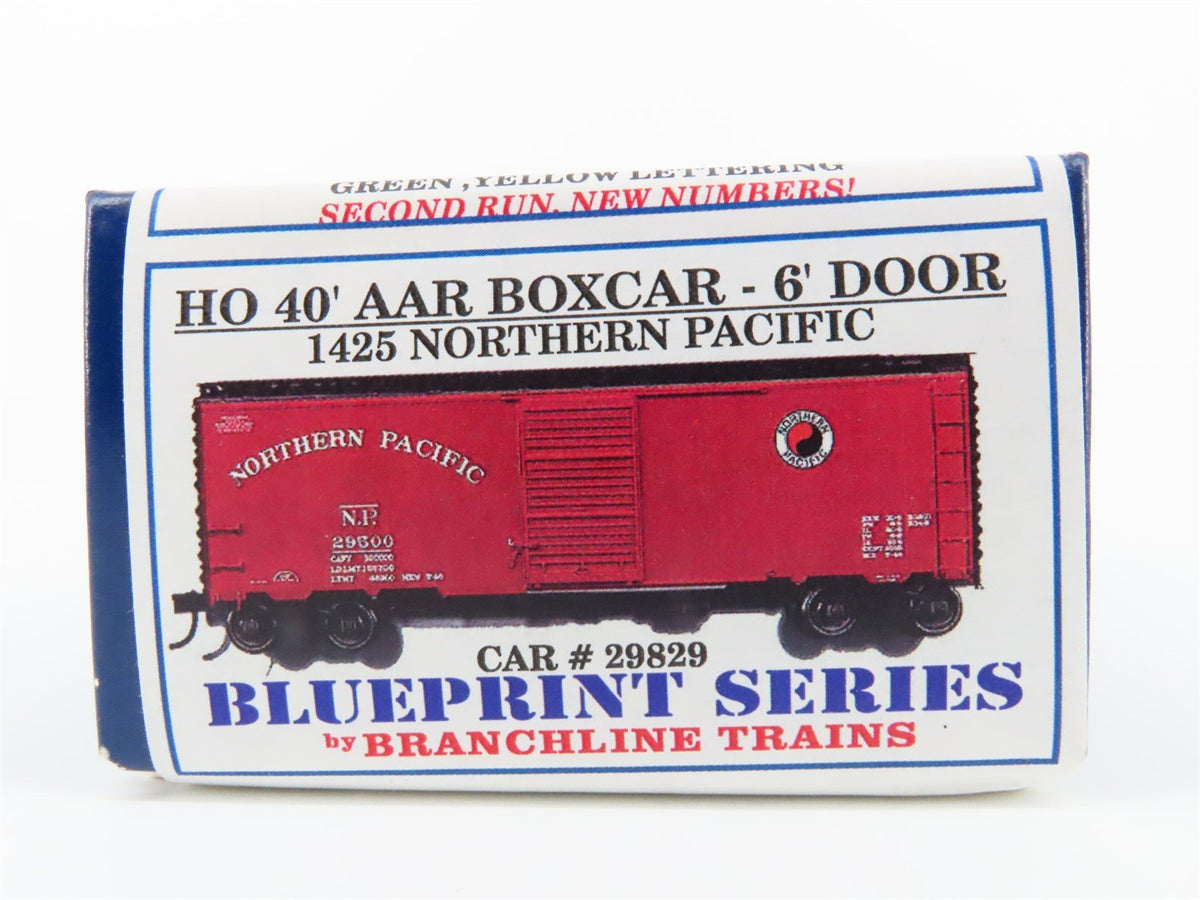 HO Branchline Blueprint Series Kit #1425 NP Northern Pacific Box Car #29829