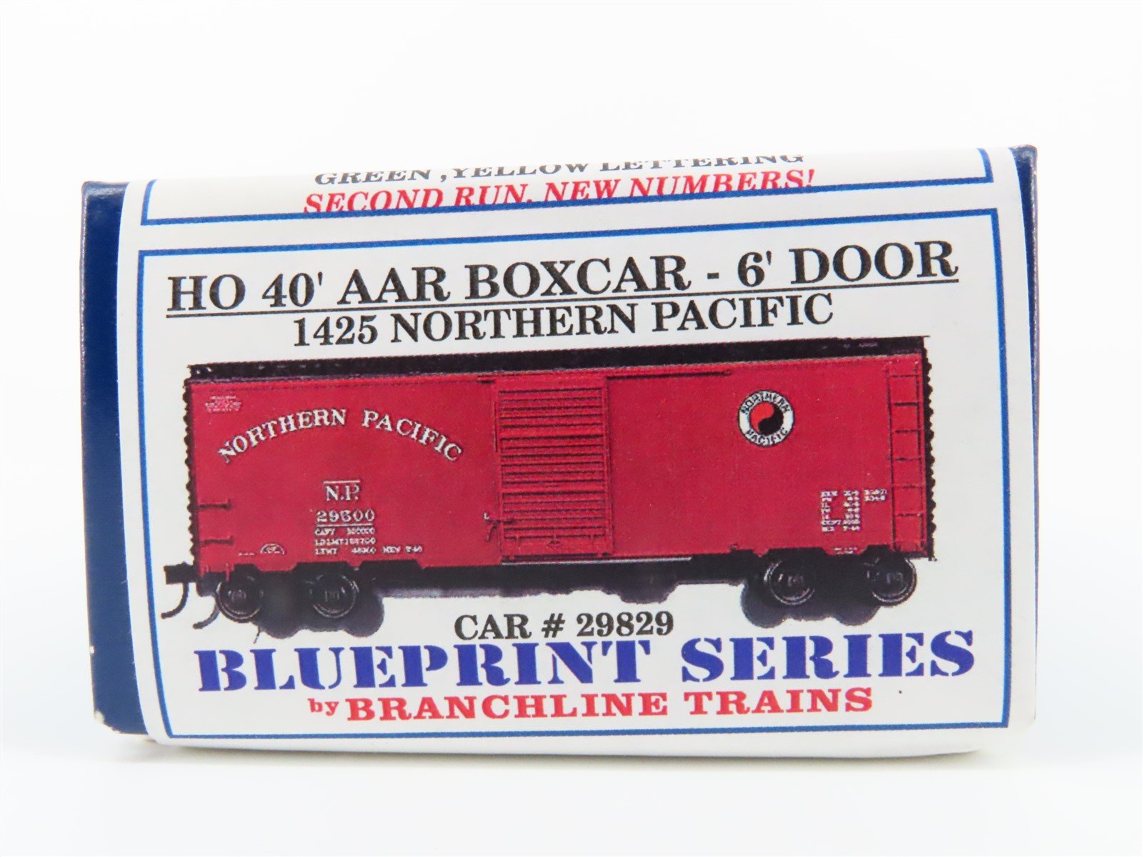 HO Branchline Blueprint Series Kit #1425 NP Northern Pacific Box Car #29829