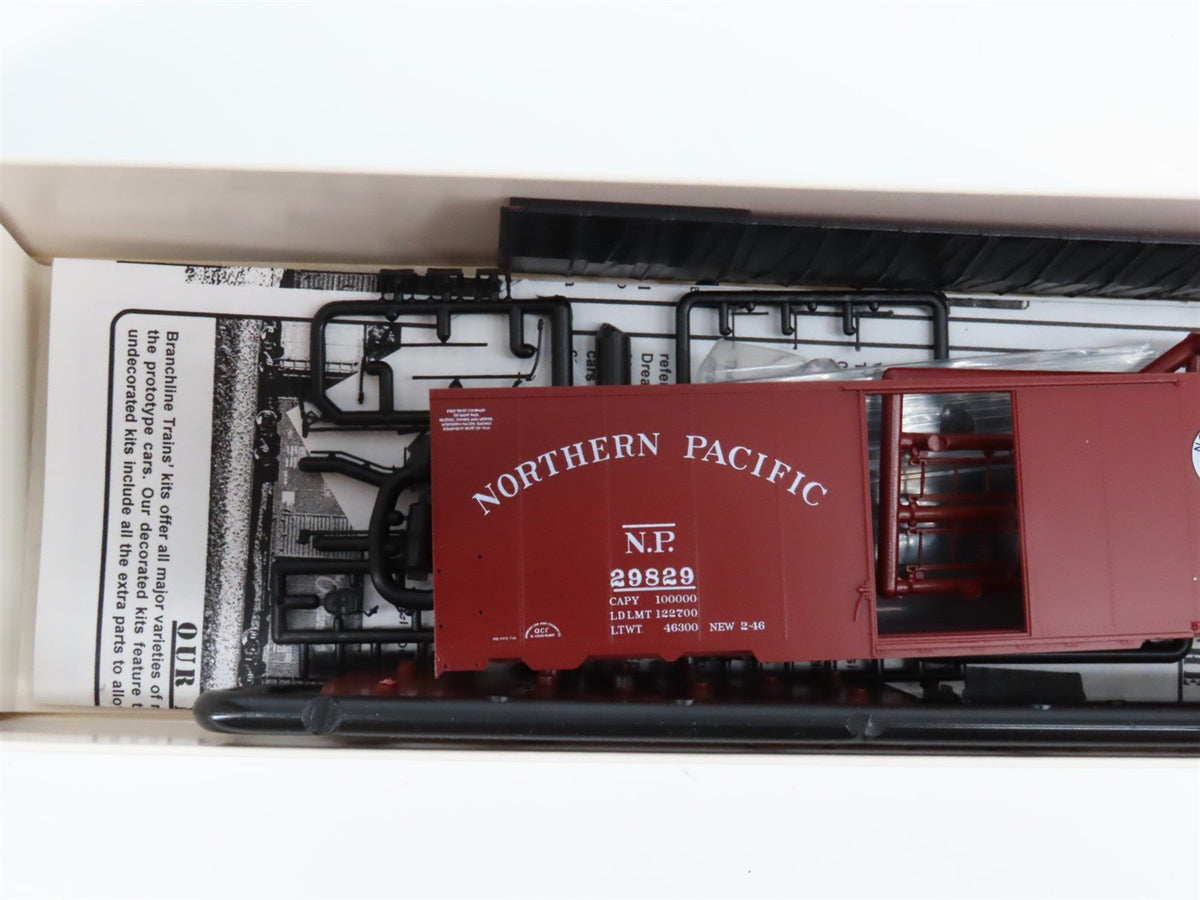 HO Branchline Blueprint Series Kit #1425 NP Northern Pacific Box Car #29829