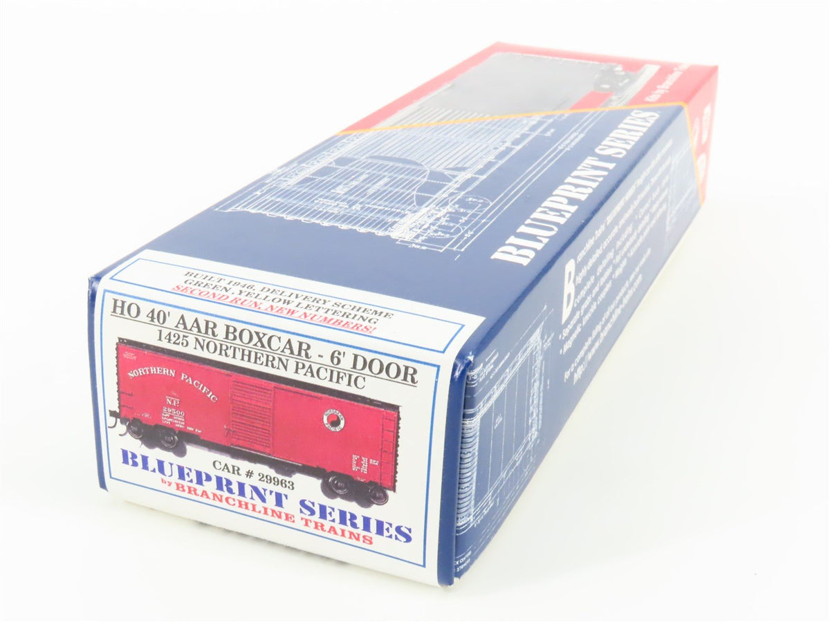 HO Branchline Blueprint Series Kit #1425 NP Northern Pacific Box Car #29963