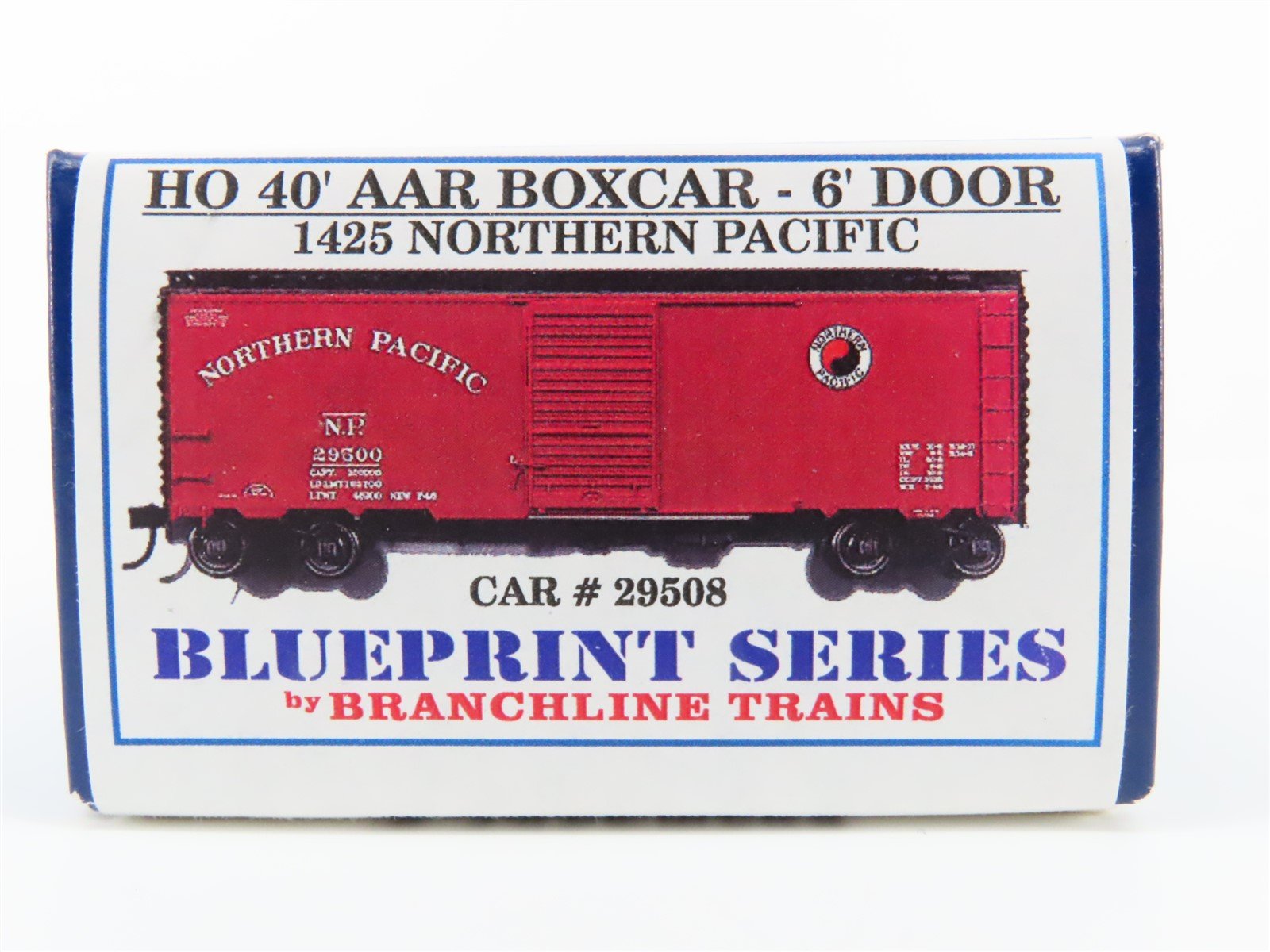 HO Branchline Blueprint Series Kit #1425 NP Northern Pacific Box Car #29508