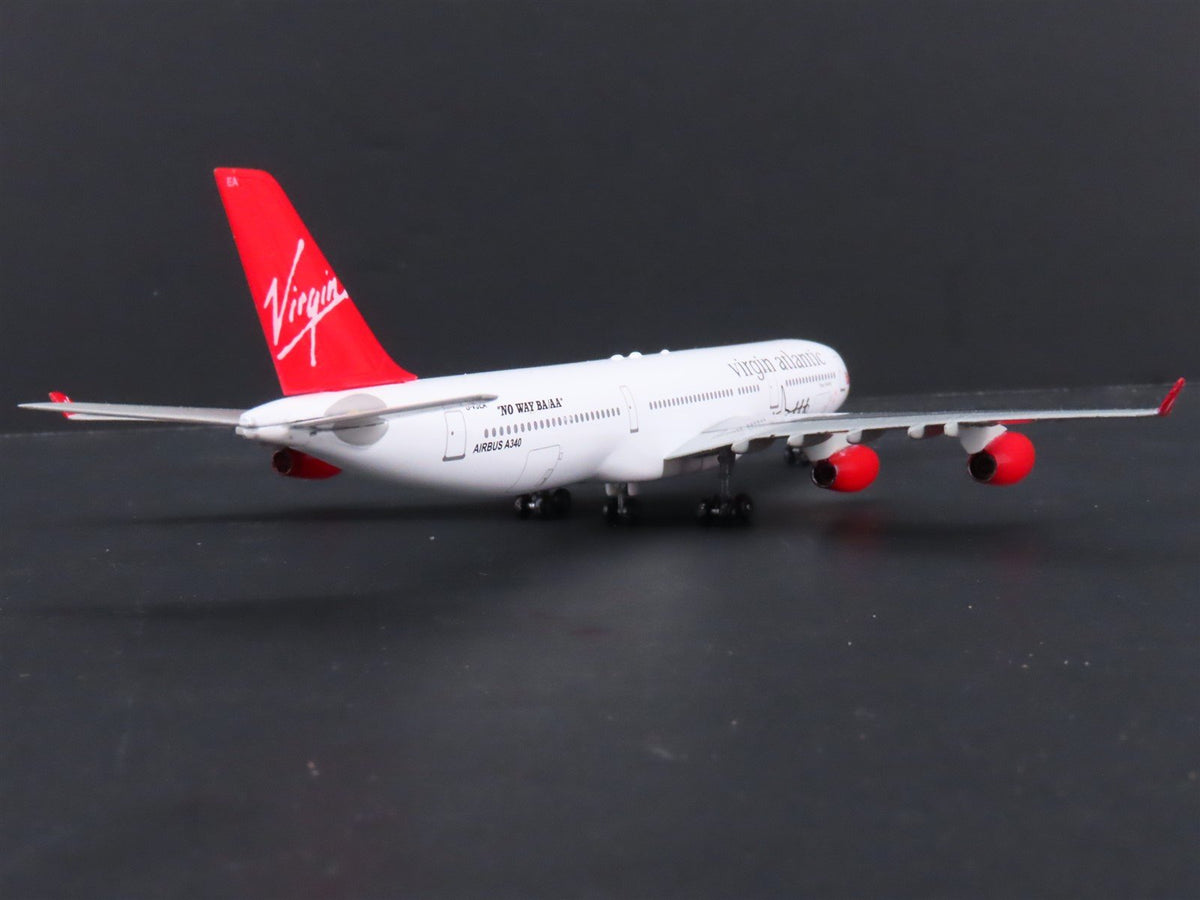 1:400 Dragon Wings 55066 Virgin Atlantic Airbus A340-300 Airliner w/ Stand