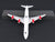 1:400 Dragon Wings 55066 Virgin Atlantic Airbus A340-300 Airliner w/ Stand