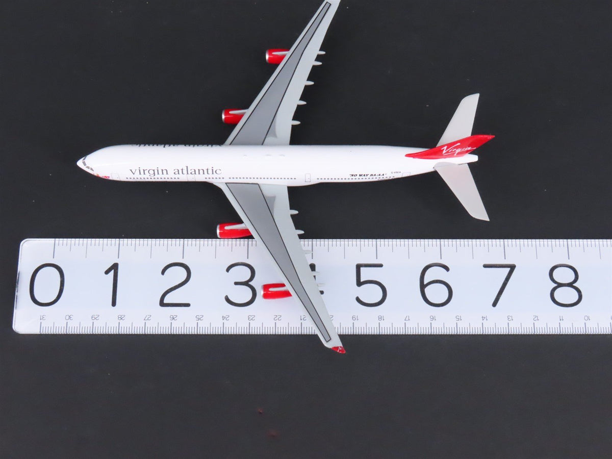 1:400 Dragon Wings 55066 Virgin Atlantic Airbus A340-300 Airliner w/ Stand