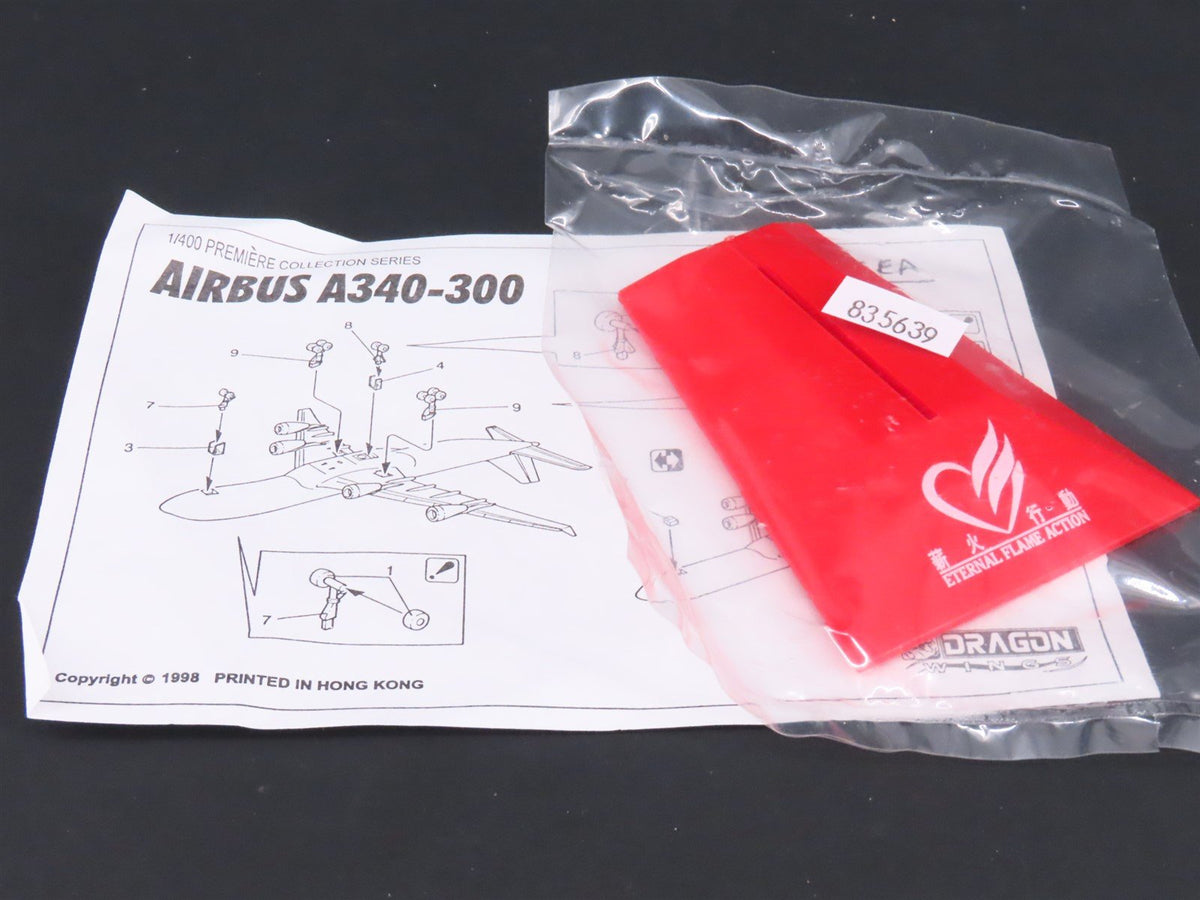 1:400 Dragon Wings 55066 Virgin Atlantic Airbus A340-300 Airliner w/ Stand