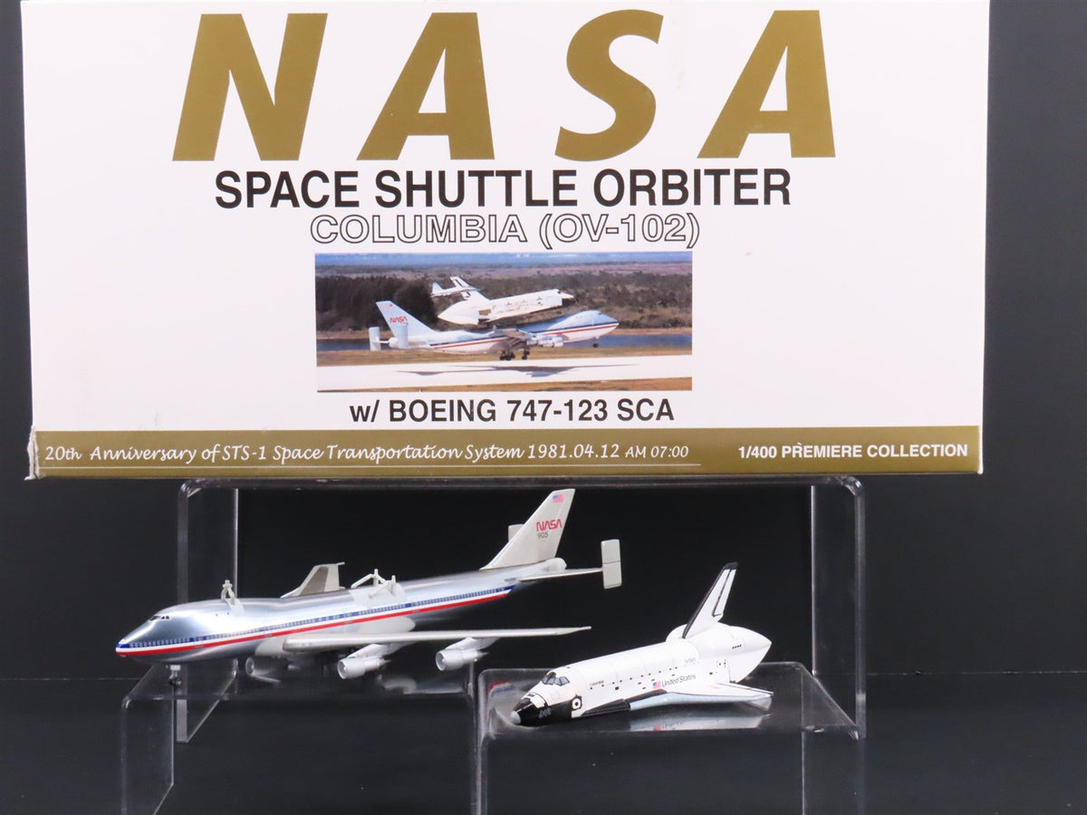 1:400 Dragon Wings 55244 NASA Boeing 747-123 w/ Columbia OV-102 Shuttle Orbiter