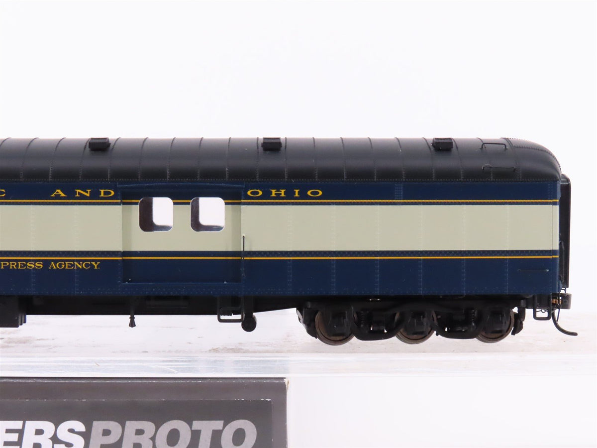 HO Scale Walthers Proto 920-17360 B&amp;O Baltimore &amp; Ohio 70&#39; Baggage Passenger Car