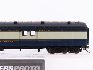 HO Scale Walthers Proto 920-17360 B&O Baltimore & Ohio 70' Baggage Passenger Car